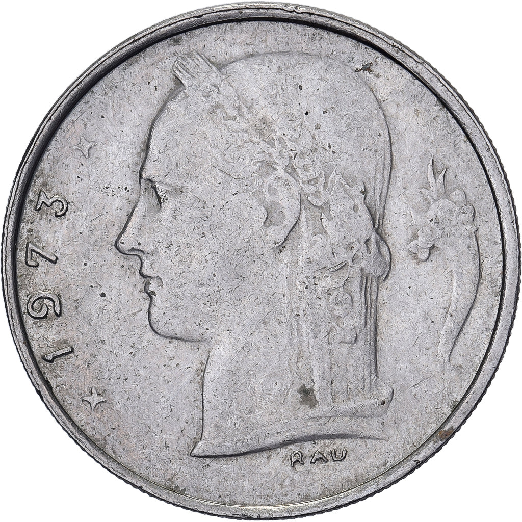 Belgio, Franc, 1973, Rame-nichel, BB, KM:143.1