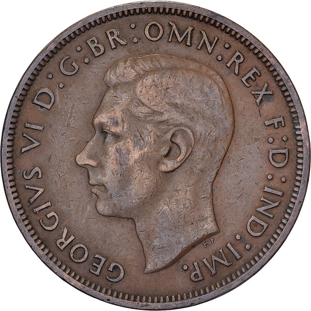Großbritannien, George VI, Penny, 1940, Bronze, SS, KM:845
