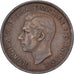 Großbritannien, George VI, Penny, 1940, Bronze, SS, KM:845