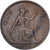 Great Britain, George VI, Penny, 1945, Bronze, EF(40-45), KM:845