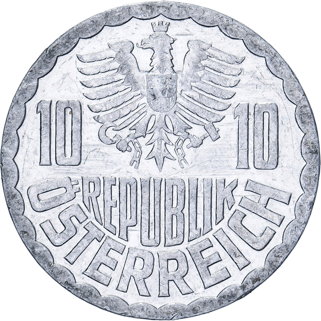 Austria, 10 Groschen, 1987, Vienna, Aluminium, AU(50-53), KM:2878