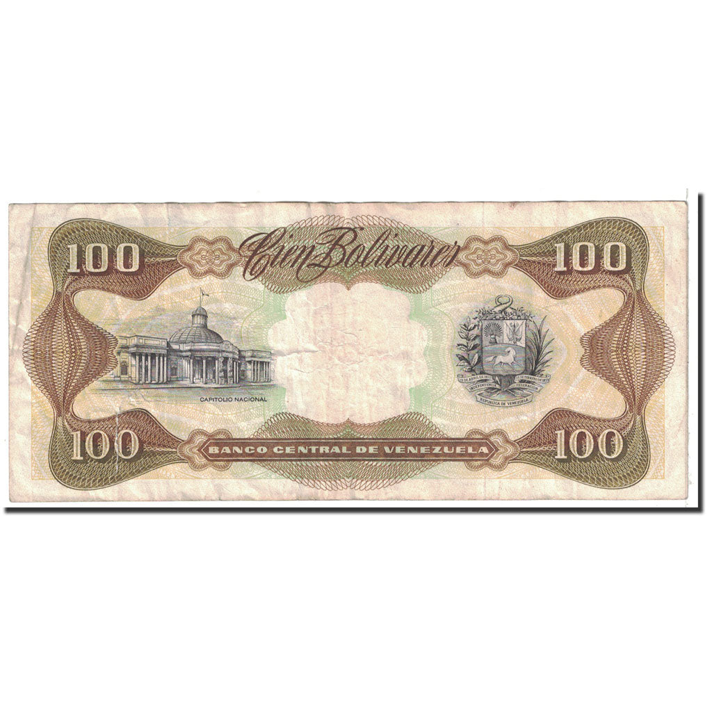 Geldschein, Venezuela, 100 Bolivares, 1998, 1998-10-29, KM:66g, SS