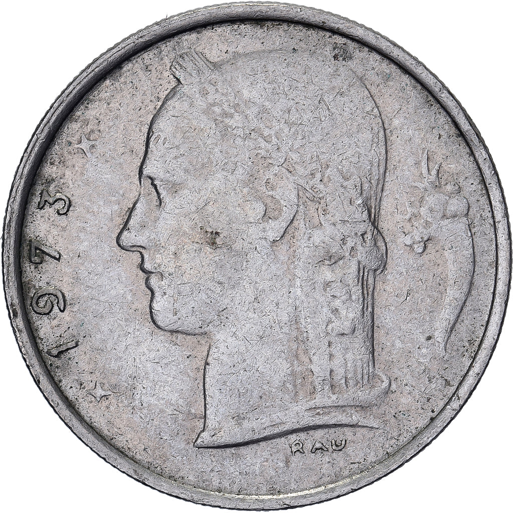 Belgium, Franc, 1973, VF(30-35), Copper-nickel, KM:143.1
