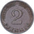 Federal Republic of Germany, 2 Pfennig, 1958, Munich, Bronze, EF(40-45), KM:106