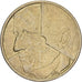 België, 5 Francs, 5 Frank, 1986, Brass Or Aluminum-Bronze, FR+, KM:163