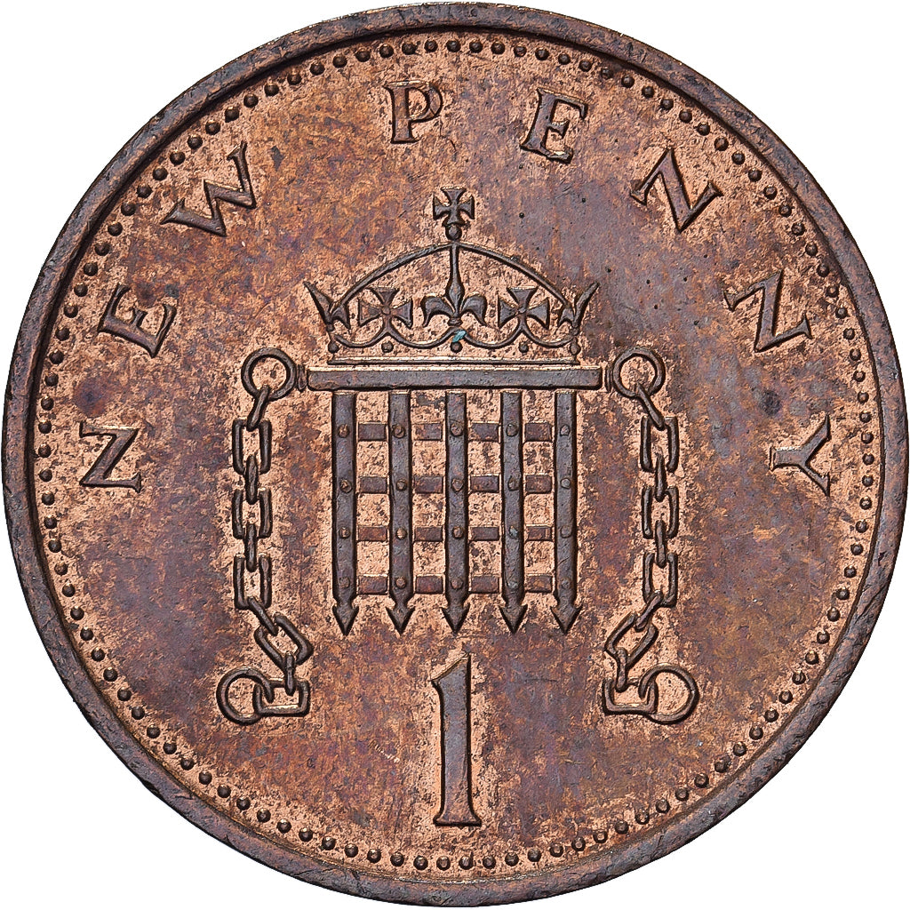Großbritannien, Elizabeth II, New Penny, 1980, Bronze, VZ, KM:915