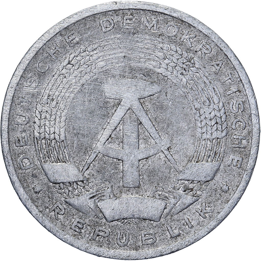Democratic Republic of Germany, Pfennig, 1965, Berlin, Aluminum, F(12-15)