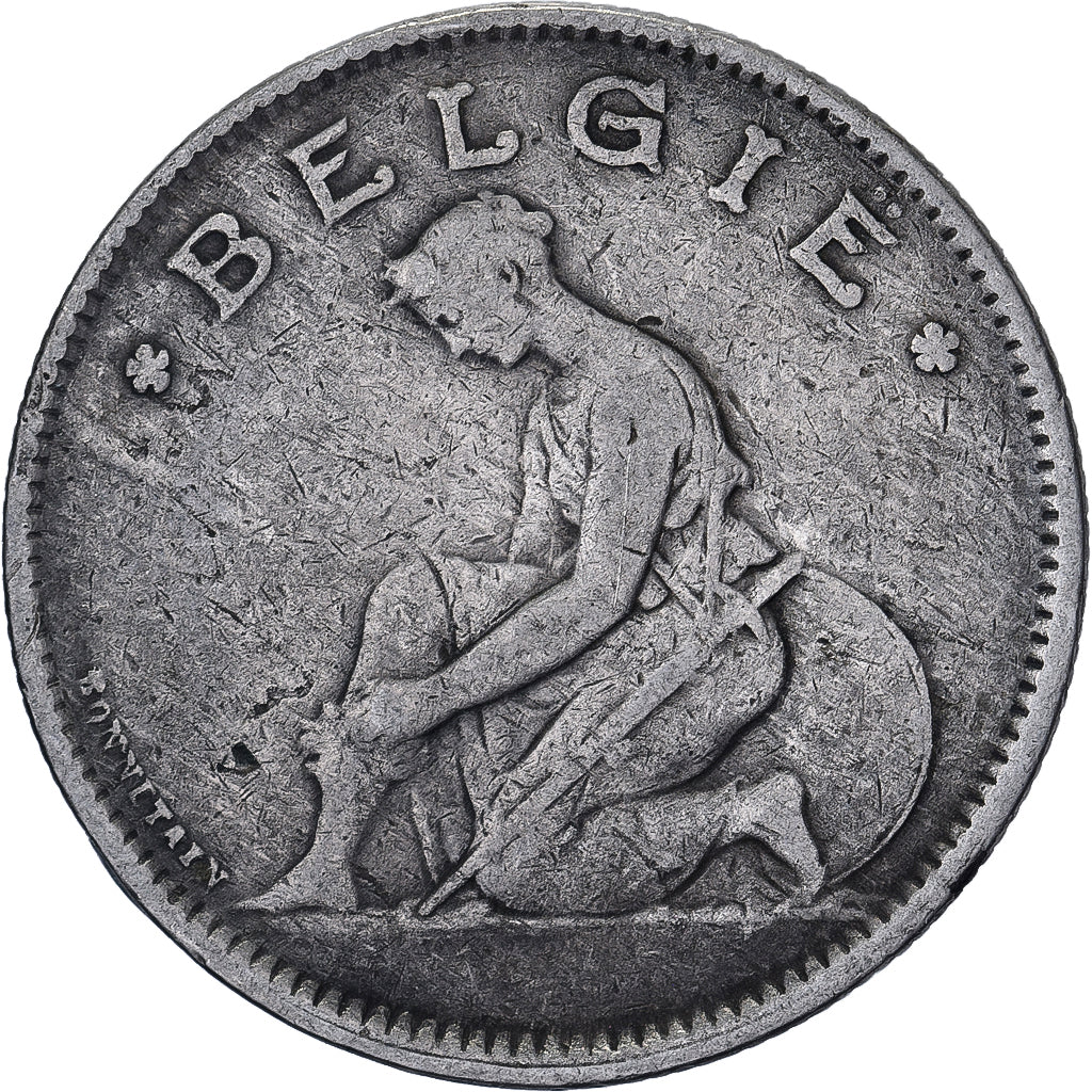Belgium, Franc, 1923, Nickel, VF(20-25), KM:89