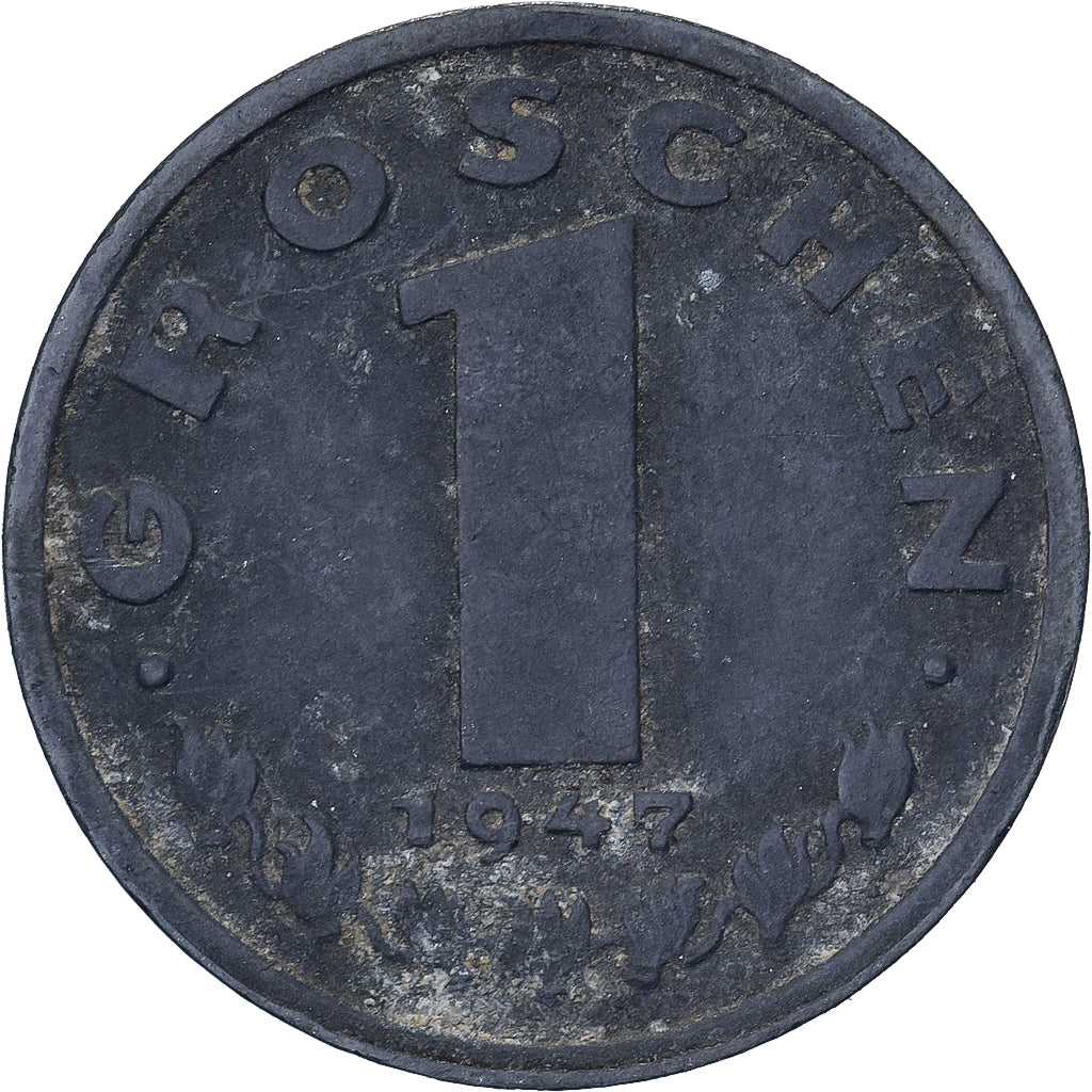 Austria, Groschen, 1947, Cinc, BC+, KM:2873