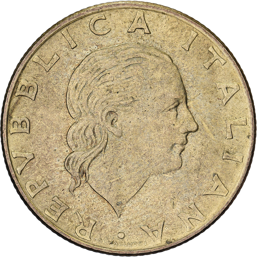 Itália, 200 Lire, 1980, Rome, Alumínio-Bronze, AU(50-53), KM:105