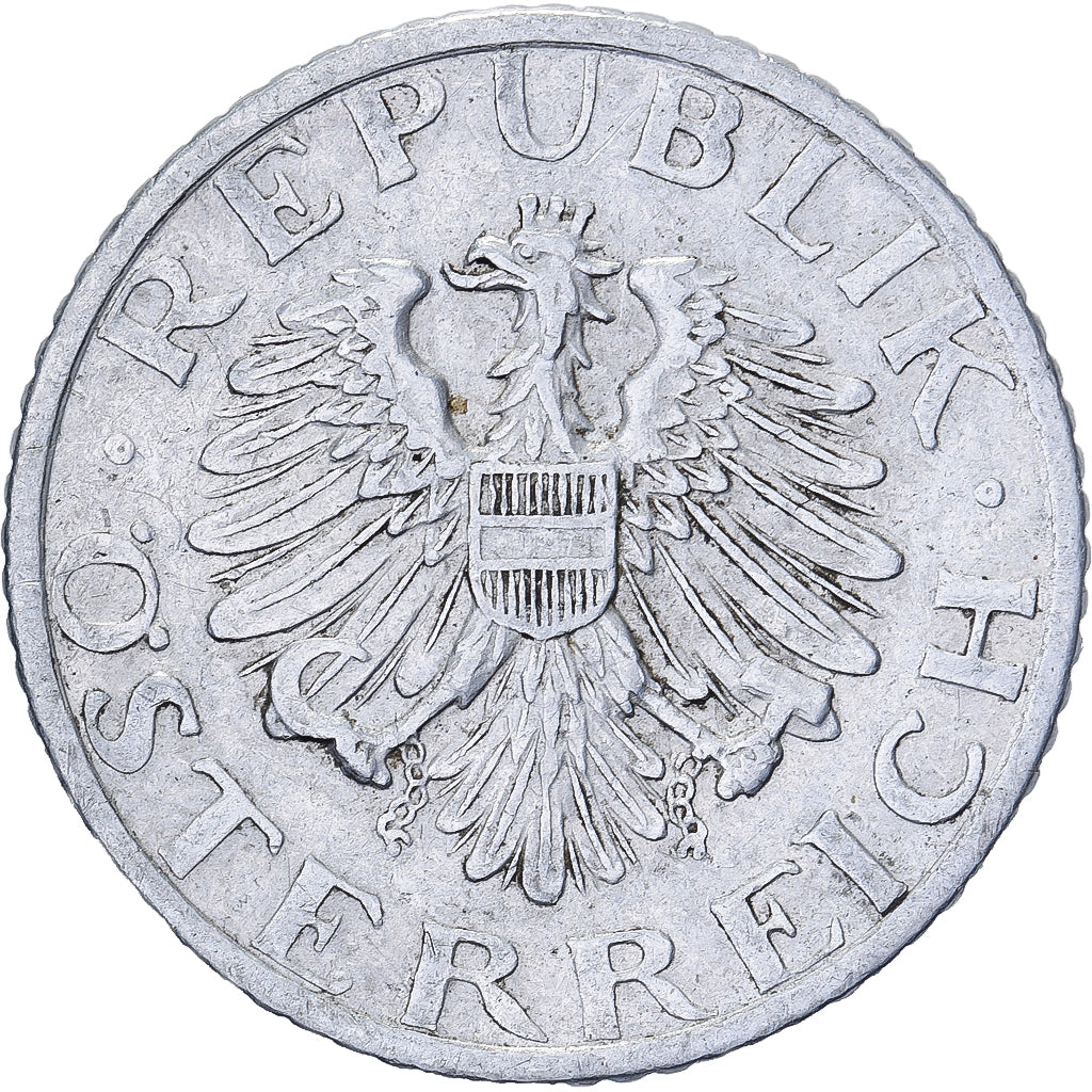 Austria, 50 Groschen, 1947, Aluminio, BC+, KM:2870