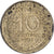 Frankreich, 10 Centimes, Marianne, 1990, Paris, Aluminum-Bronze, S+