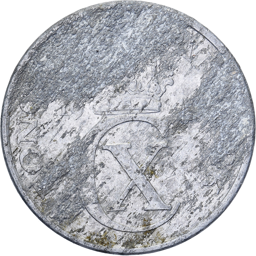 Dinamarca, Christian X, 2 Öre, 1941, Copenhagen, Alumínio, F(12-15), KM:833
