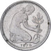 République fédérale d'Allemagne, 50 Pfennig, 1976, Stuttgart, Cupro-nickel