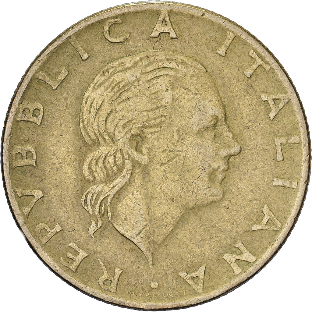 Italië, 200 Lire, 1979, Rome, Aluminum-Bronze, FR+, KM:105