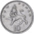 Great Britain, Elizabeth II, 10 New Pence, 1968, Copper-nickel, VF(20-25)