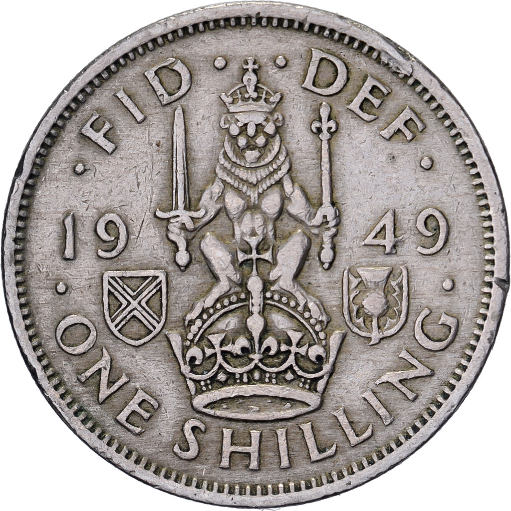 Gran Bretagna, George VI, Shilling, 1949, Rame-nichel, BB, KM:877