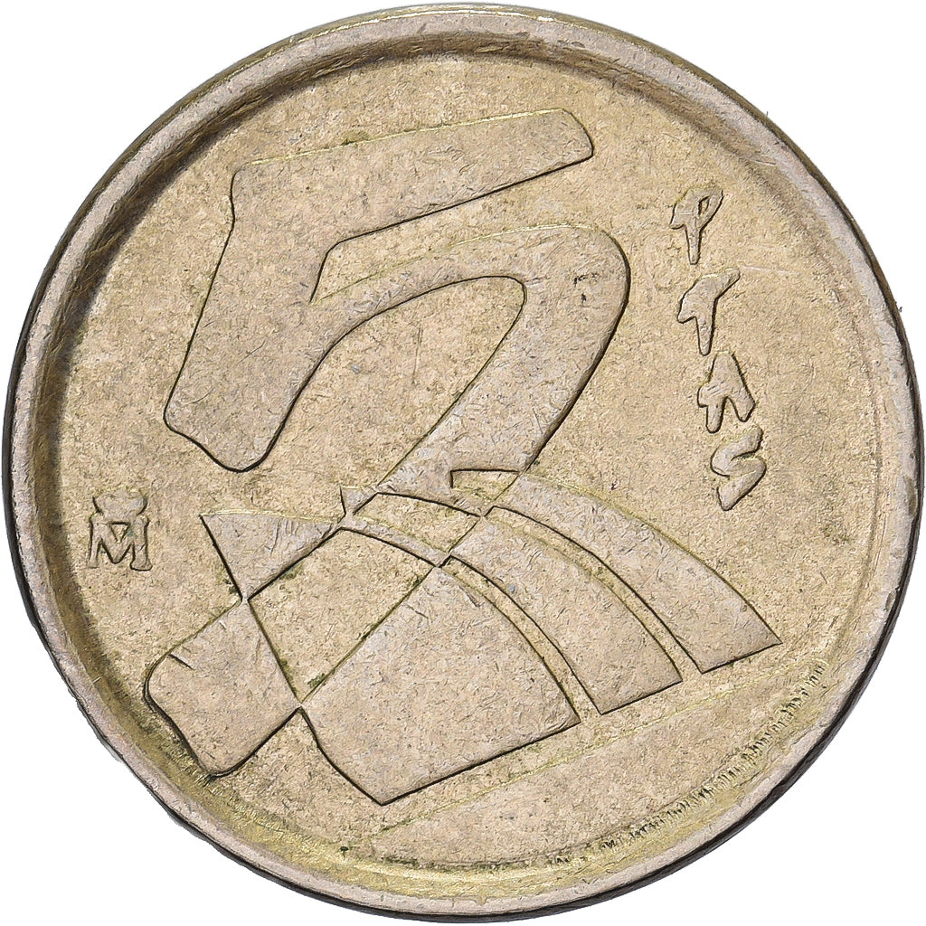 Espanha, Juan Carlos I, 5 Pesetas, 1990, Madrid, Alumínio-Bronze, EF(40-45)