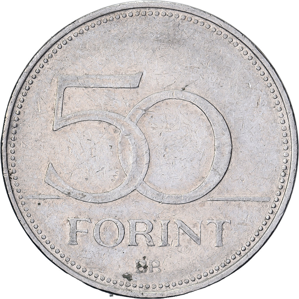 Ungarn, 50 Forint, 1994, Budapest, Kupfer-Nickel, S+, KM:697