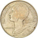 Francia, 20 Centimes, Marianne, 1988, Paris, Aluminio - bronce, MBC, KM:930