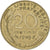 Francia, 20 Centimes, Marianne, 1989, Paris, Alluminio-bronzo, BB, Gadoury:332