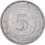 Federal Republic of Germany, 5 Mark, 1975, Hambourg, Copper-Nickel Clad Nickel