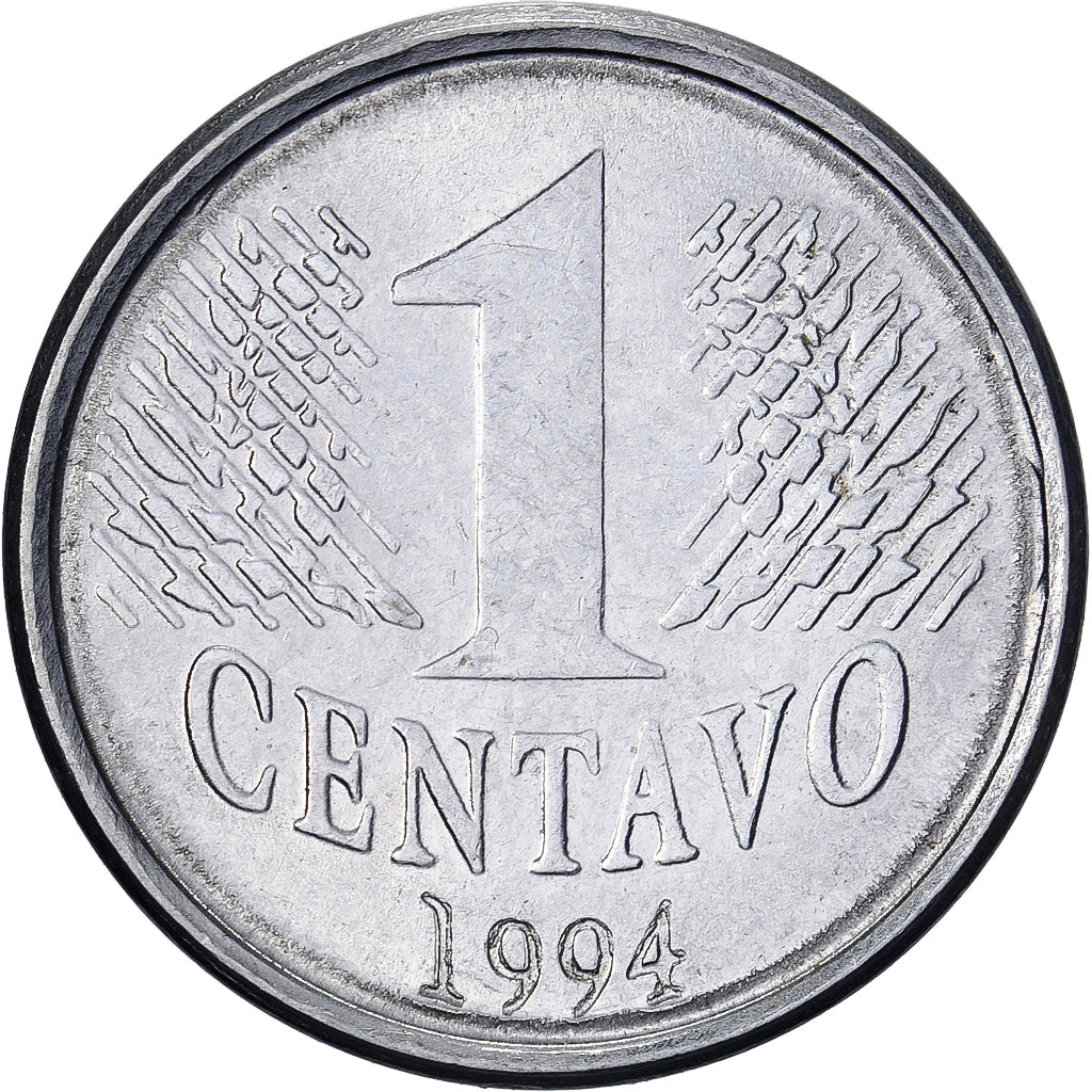 Brazylia, Centavo, 1994, Stal nierdzewna, AU(55-58), KM:631