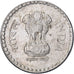 Índia, 5 Rupees, 1992, Calcutta, Cobre-níquel, AU(50-53), KM:154.1
