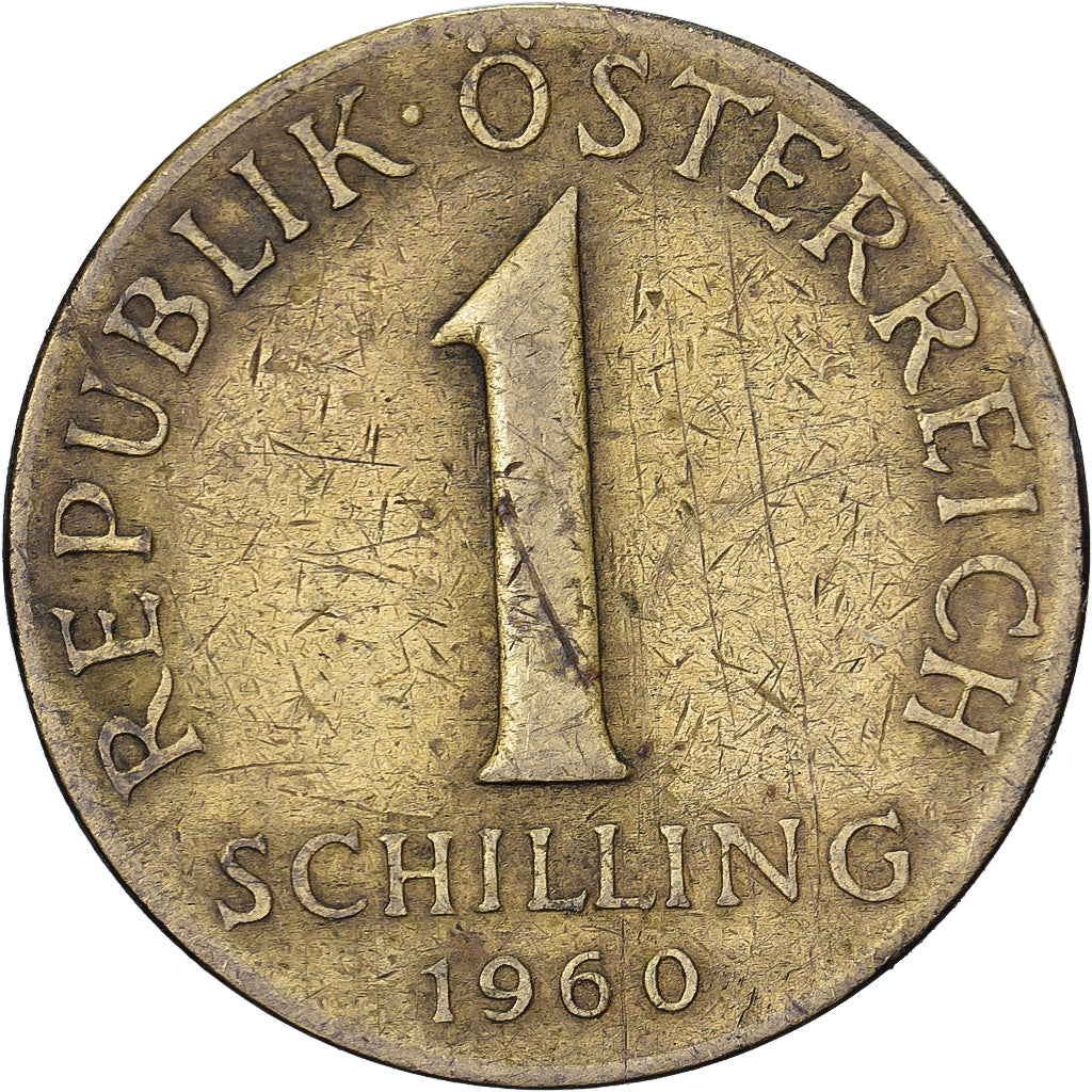 Austria, Schilling, 1960, Aluminium-Brąz, VF(20-25), KM:2886