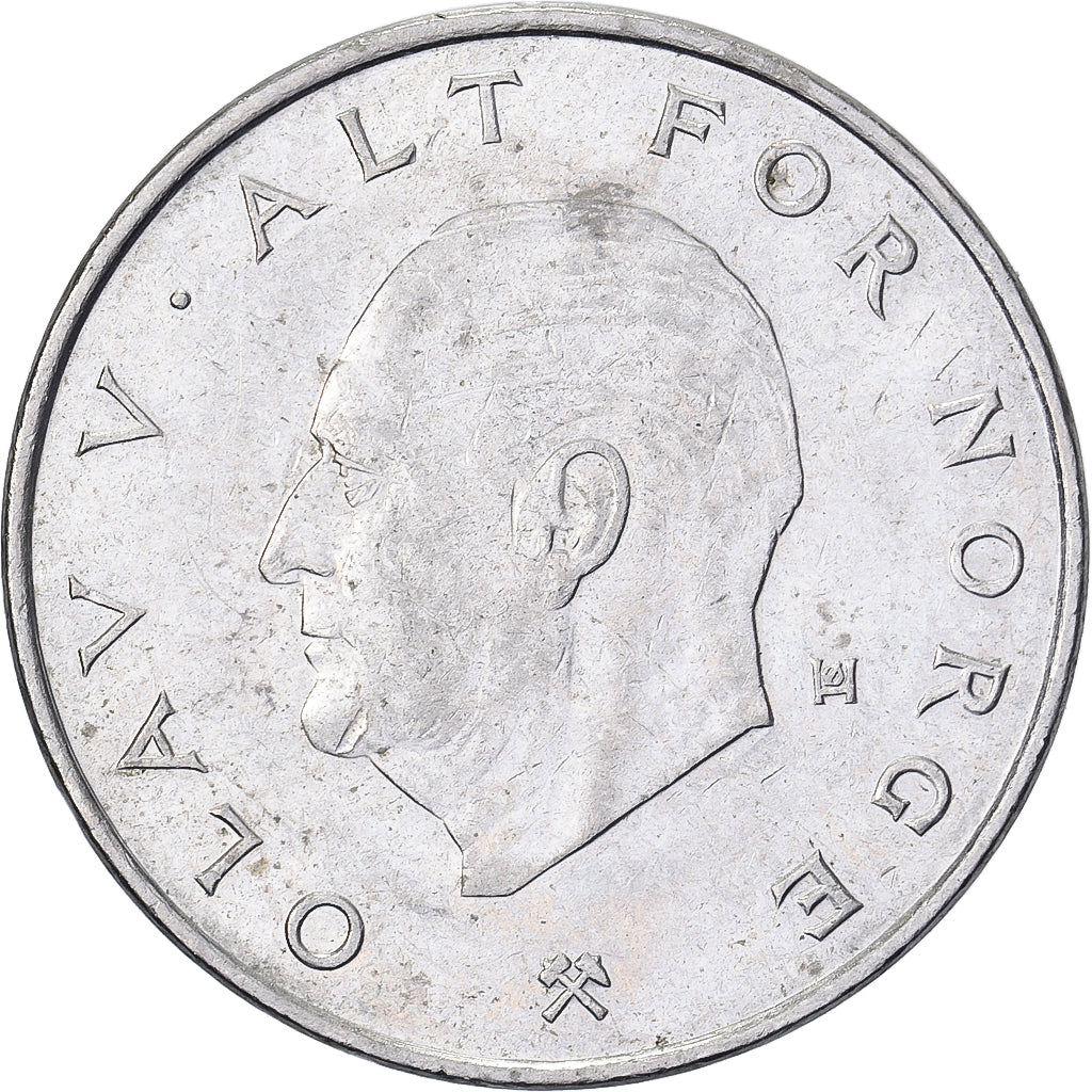 Norway, Olav V, Krone, 1978, Copper-nickel, EF(40-45), KM:419