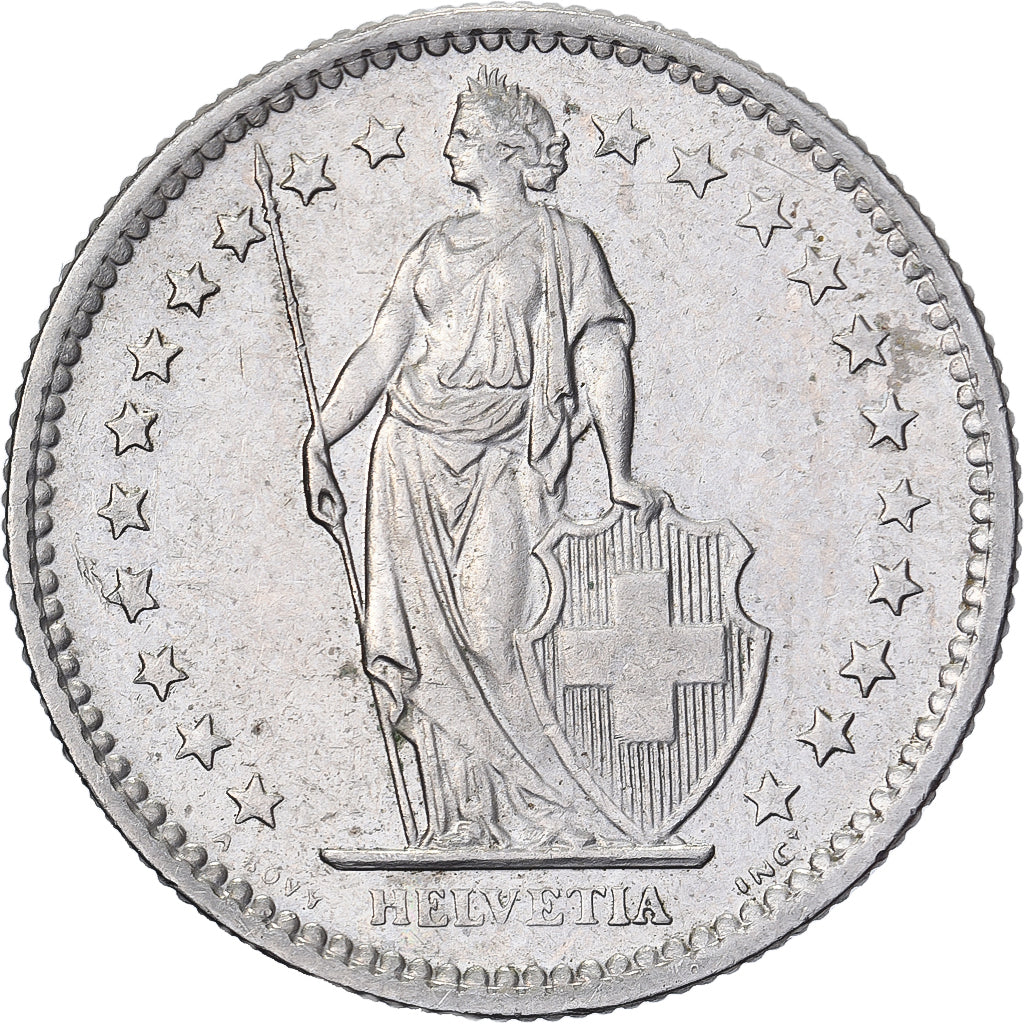 Schweiz, 2 Francs, 1980, Bern, Kupfer-Nickel, SS+, KM:21a.1