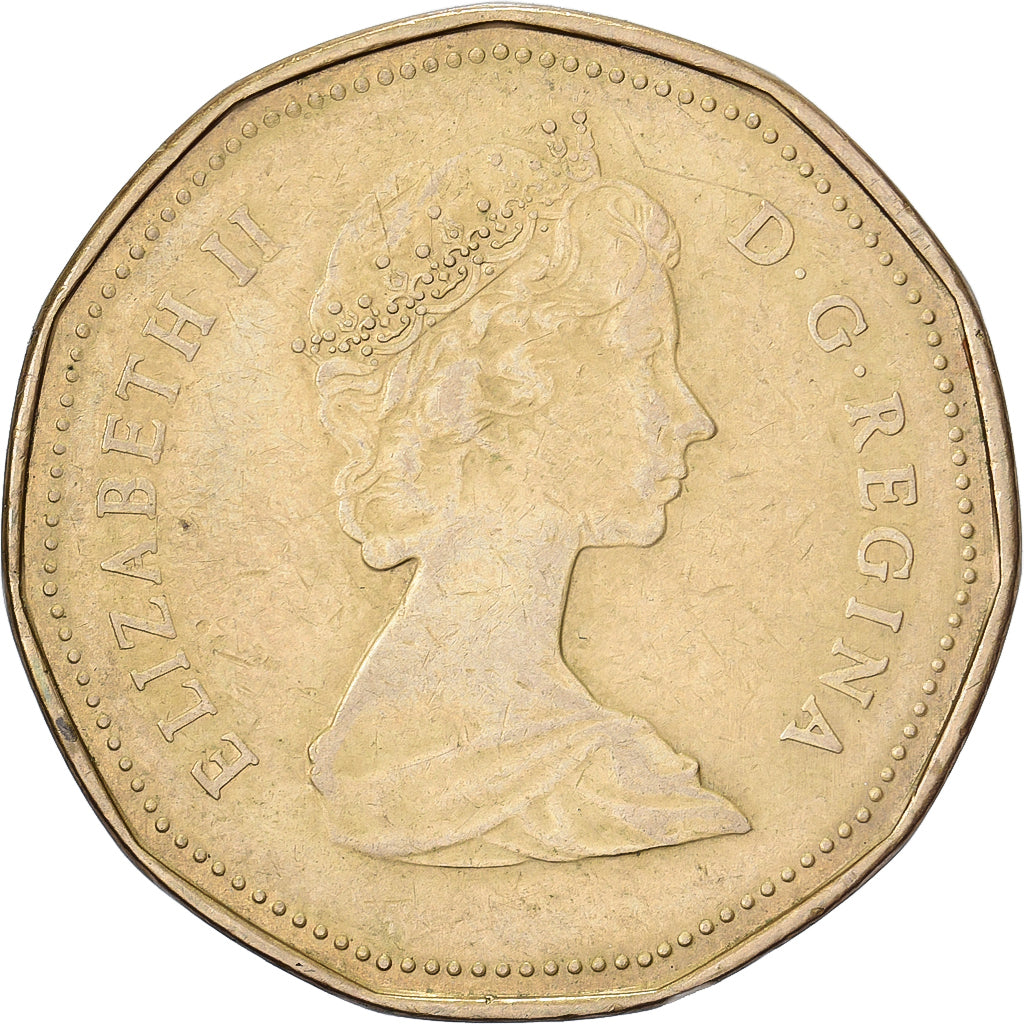 Canada, Elizabeth II, Dollar, 1987, Royal Canadian Mint, Aureate-Bronze Plated