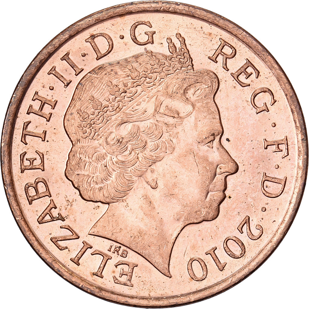 Grande-Bretagne, Élisabeth II, Penny, 2010, Cuivre plaqué acier, SPL, KM:1107