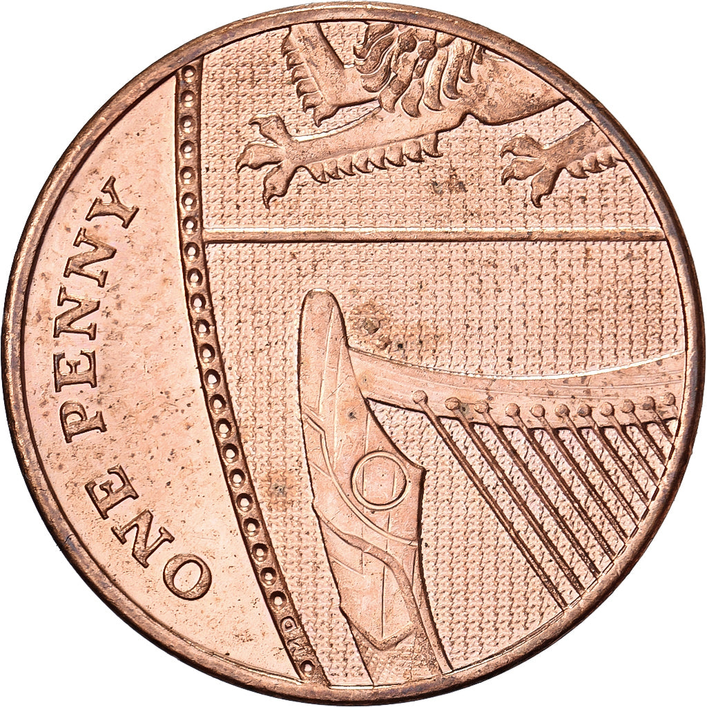 Grande-Bretagne, Élisabeth II, Penny, 2010, Cuivre plaqué acier, SPL, KM:1107