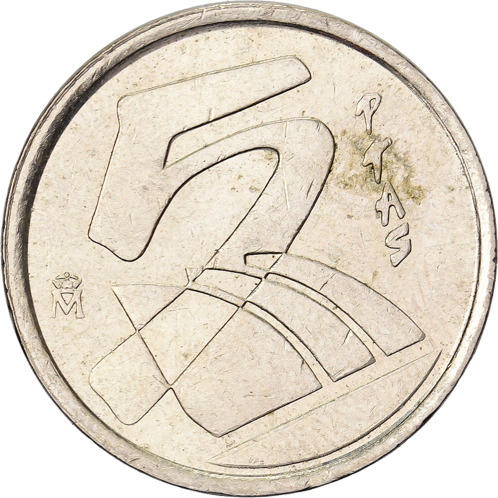 Espanha, Juan Carlos I, 5 Pesetas, 2000, Madrid, Alumínio-Bronze, AU(50-53)
