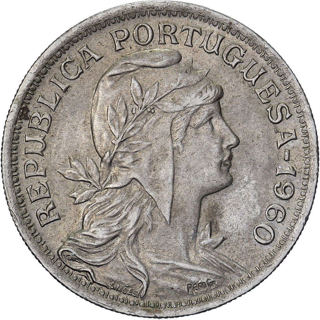 Portugal, 50 Centavos, 1960, Kupfer-Nickel, SS, KM:577
