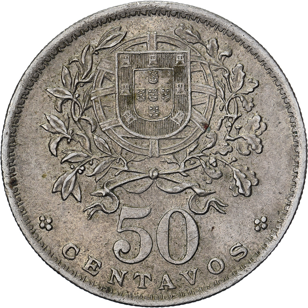 Portugal, 50 Centavos, 1960, Kupfer-Nickel, SS, KM:577