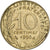 Frankreich, 10 Centimes, Marianne, 1996, Paris, Aluminum-Bronze, S+, Le