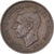 Great Britain, George VI, 1/2 Penny, 1947, Bronze, EF(40-45), KM:844