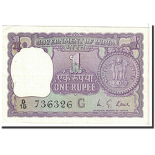 Geldschein, India, 1 Rupee, 1974, KM:77o, UNZ-