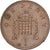Great Britain, Elizabeth II, Penny, 1988, Bronze, EF(40-45), KM:935
