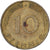 Federal Republic of Germany, 10 Pfennig, 1971, Hambourg, Brass Clad Steel