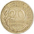 Francia, 20 Centimes, Marianne, 1971, Paris, Alluminio-bronzo, BB, Gadoury:332