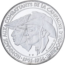 France, Medal, Guerre d'Indochine, Hommage aux combattants, Silver, MS(65-70)