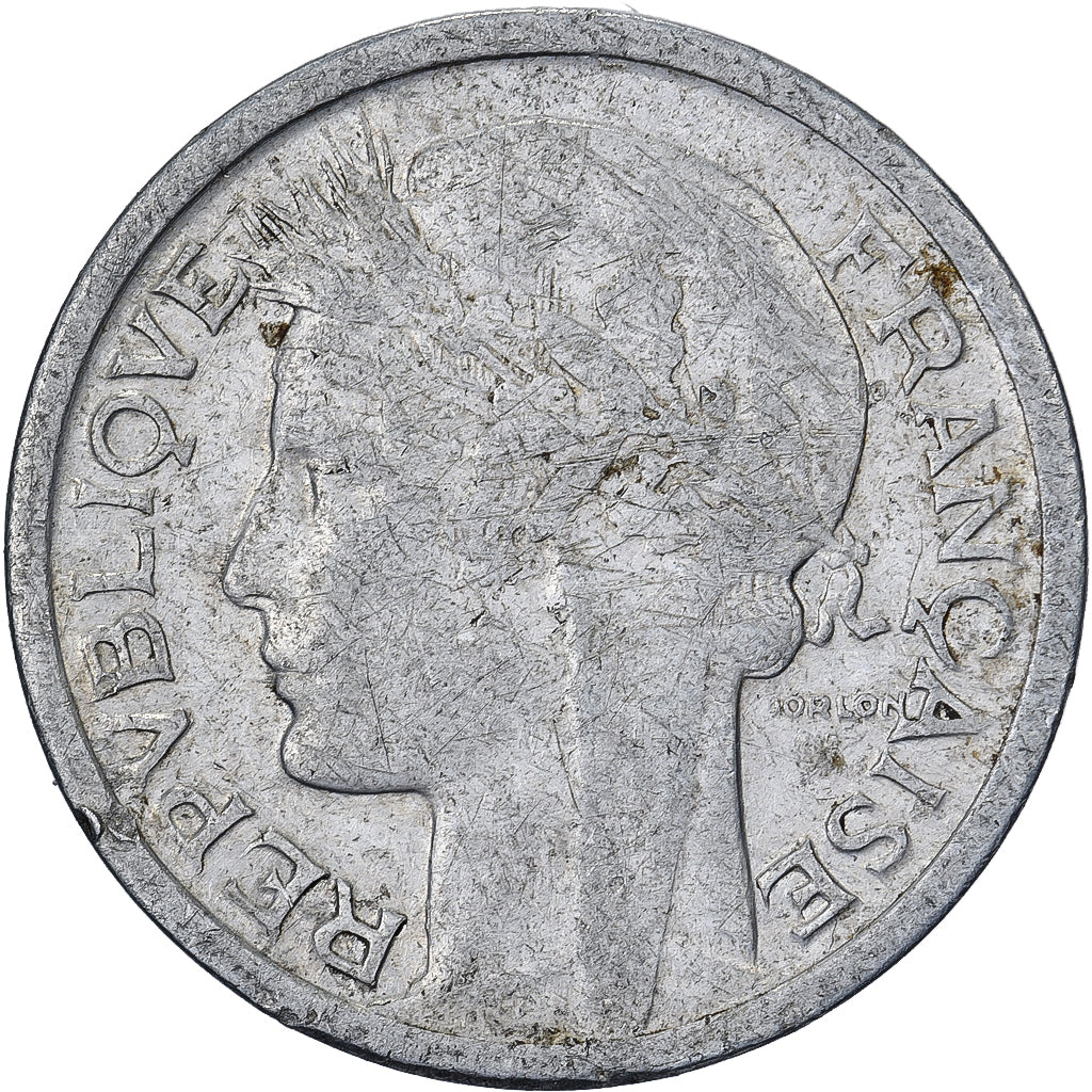 Francia, Franc, Morlon, 1941, Paris, Alluminio, MB+, Gadoury:473, KM:885a.1
