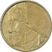 Belgia, 5 Francs, 5 Frank, 1986, Mosiądz lub aluminium-Brąz, EF(40-45), KM:163