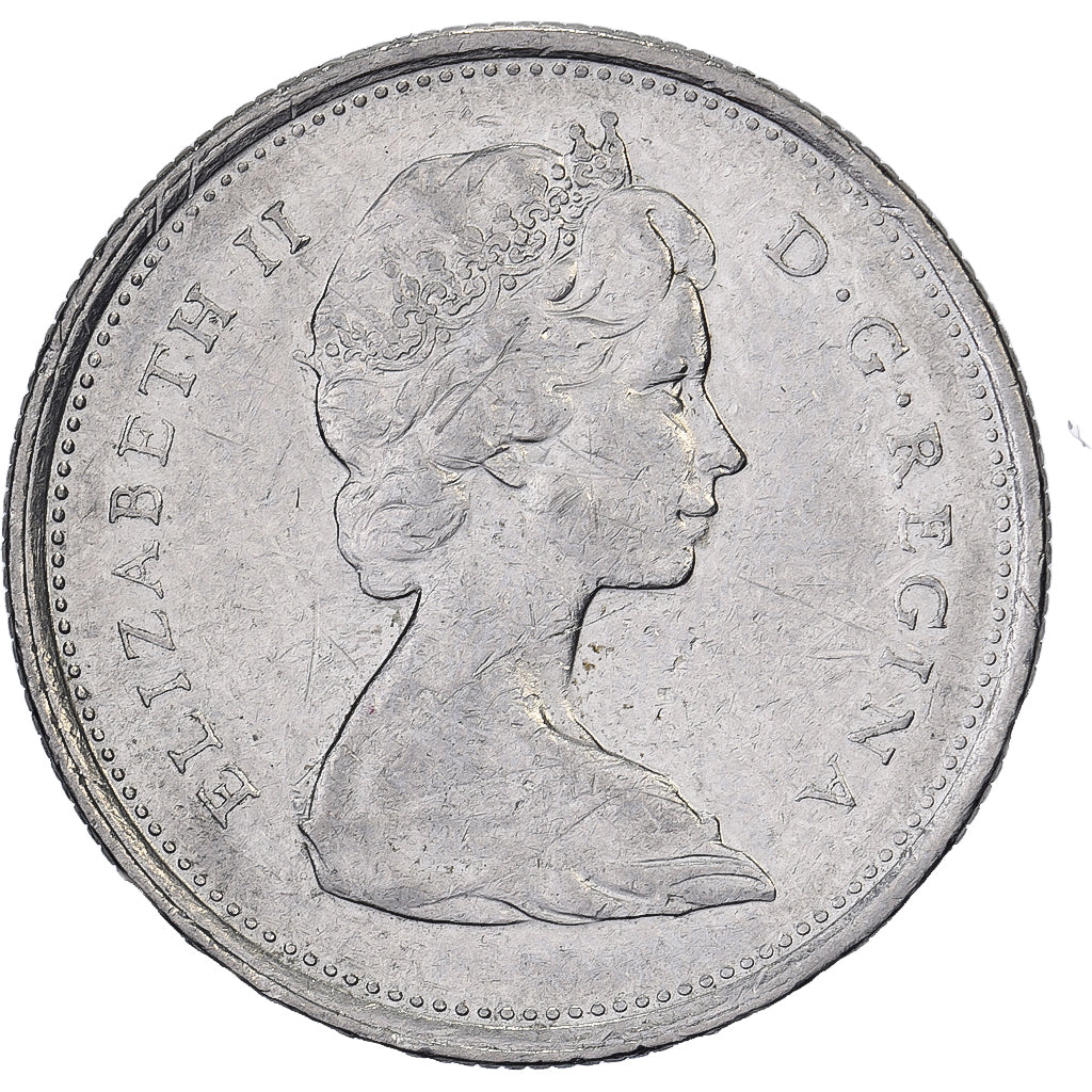 Canadá, Elizabeth II, 25 Cents, 1974, Royal Canadian Mint, Níquel, EF(40-45)