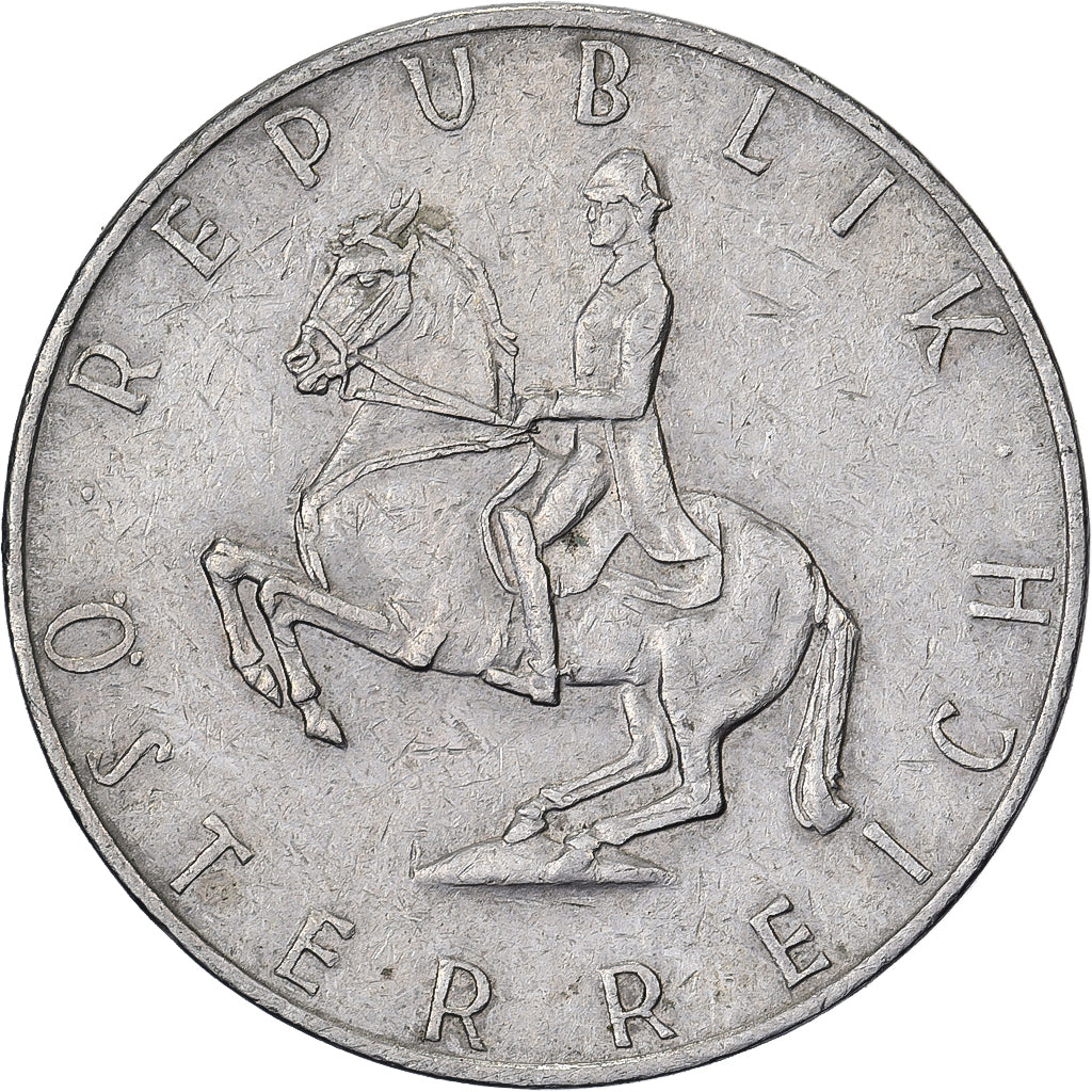 Austria, 5 Schilling, 1975, Copper-nickel, EF(40-45), KM:2889a