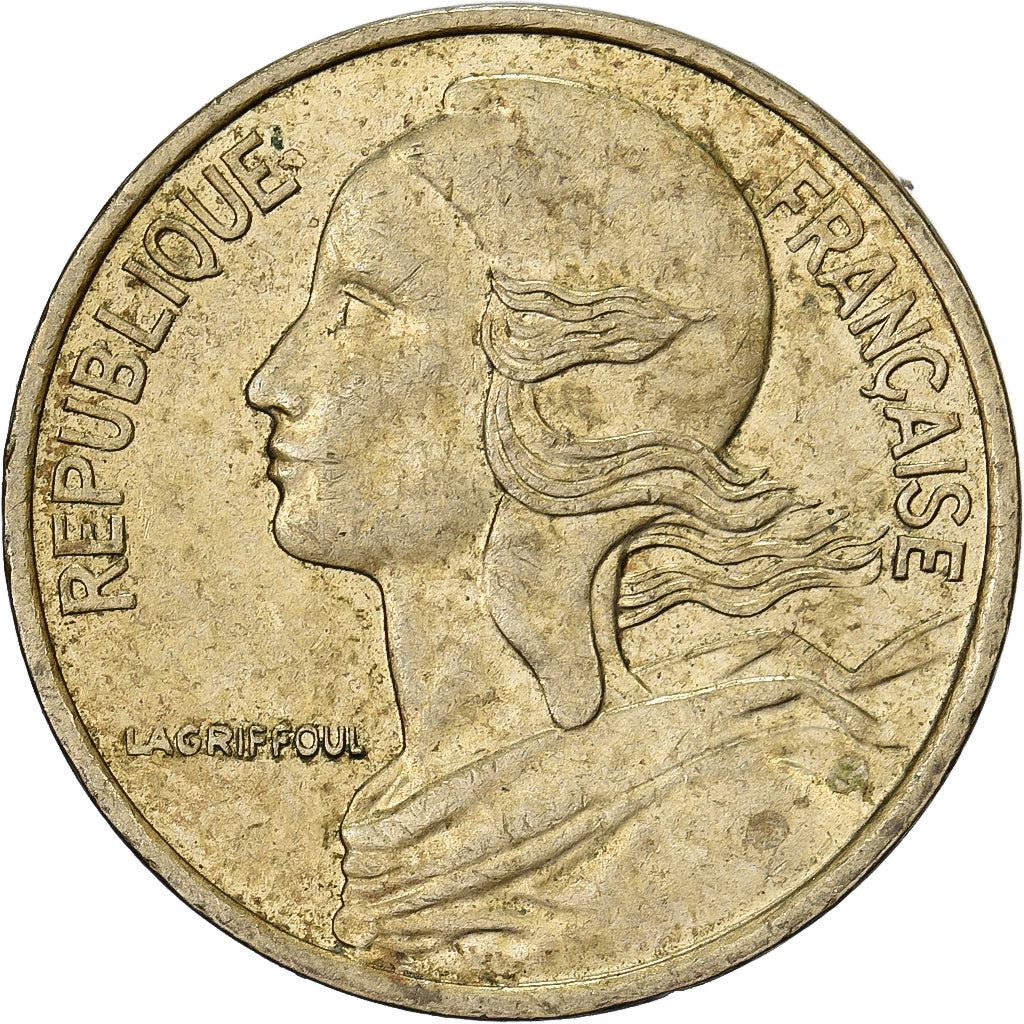 França, 5 Centimes, Marianne, 1988, Paris, Alumínio-Bronze, EF(40-45), KM:933