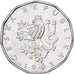 Tsjechische Republiek, 2 Koruny, 1993, Nickel plated steel, PR, KM:9